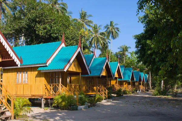 Tropisch strandhuis — Stockfoto