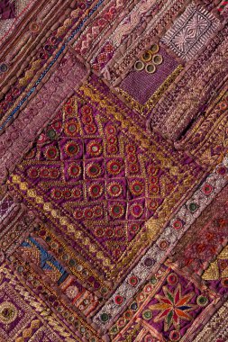 Hint patchwork halı Rajasthan, Asya