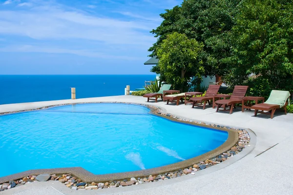 Piscina, Tailândia . — Fotografia de Stock