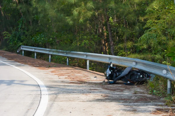 Motorradunfall — Stockfoto