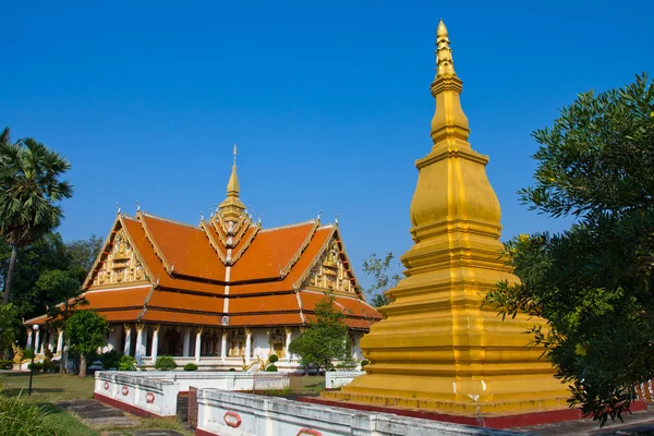 Chrám v vientiane, laos — Stock fotografie