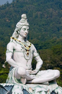 Shiva heykelinin rishikesh, Hindistan