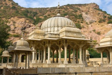 gatore kı chhatriyan, jaipur, İstanbul, Türkiye.