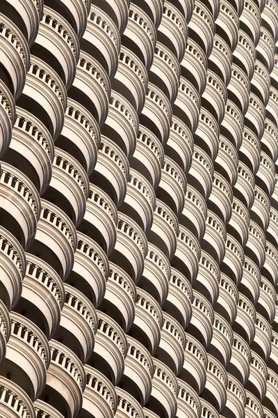 Abstrakte Zusammensetzung der Gebäudefläche — Stockfoto