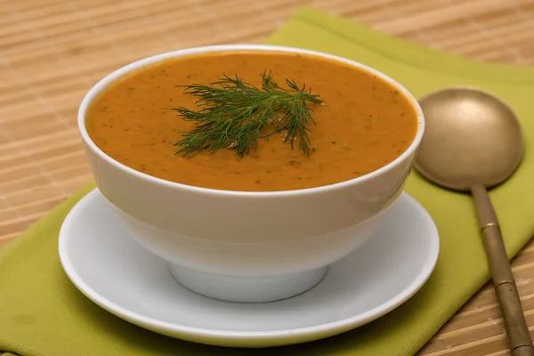 Soupe à la crème de légumes — Photo