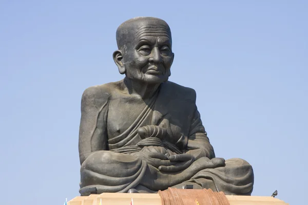Luang phor tuad Buddhy, chrám wat huai mongkhon — Stock fotografie