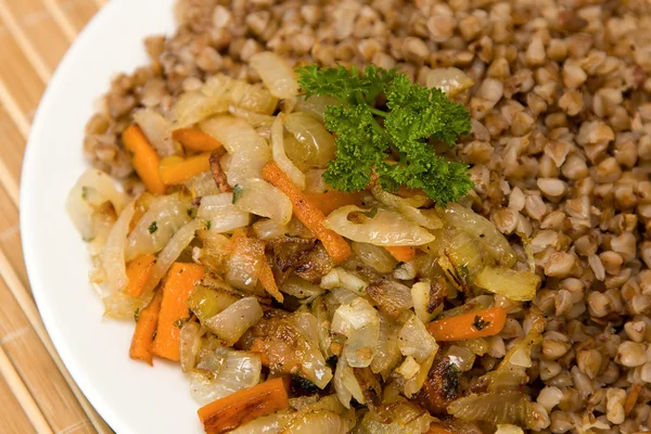 Cereali di grano saraceno — Foto Stock