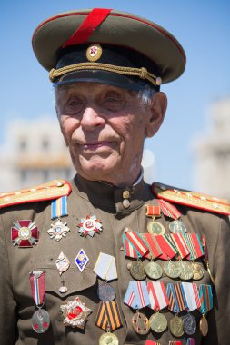 geçit töreni zafer Mayıs 9, 2013 kiev, Ukrayna