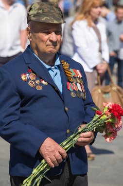 geçit töreni zafer Mayıs 9, 2013 kiev, Ukrayna