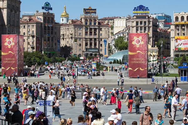 Parade Victory on May 9, 2013 Kiev, Ukraine — Stock Photo, Image