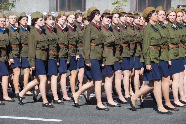 Parada zwycięstwa na maj 9, 2013 Kijów, Ukraina — Zdjęcie stockowe