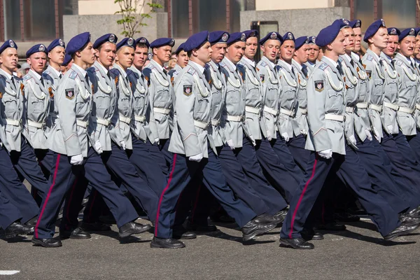 Parade overwinning op mei 9, 2013 kiev, Oekraïne — Stockfoto