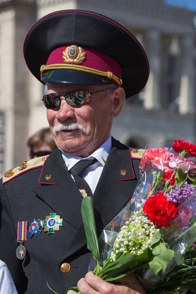 Parade Victory on May 9, 2013 Kiev, Ukraine — Stock Photo, Image