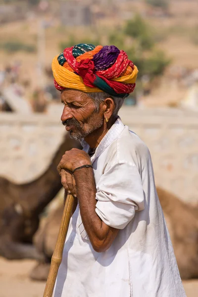 Pushkar Targi (mela pushkar wielbłąd) Radżastan, Indie — Zdjęcie stockowe