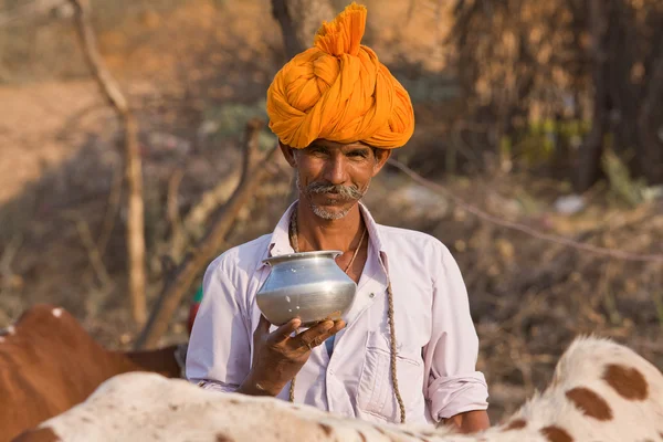 Pushkar Camel Mela. Rajasthan, India. — Stock Photo, Image