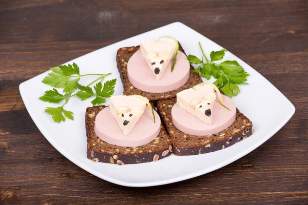 Fun Food für Kinder — Stockfoto