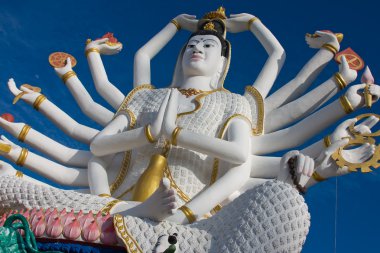 shiva heykeli Tayland koh samui Adası üzerinde