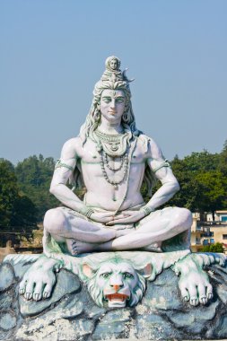 Shiva heykelinin rishikesh, Hindistan