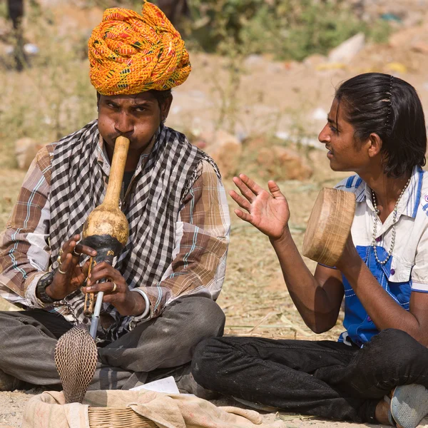 Feria de Pushkar (Pushkar Camel Mela) Rajastán, India — Foto de Stock