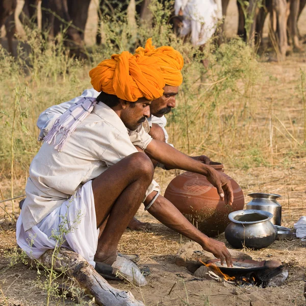 普什卡博览会 (普虚卡骆驼 mela) 拉贾斯坦邦印度 — 图库照片