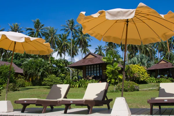 Tropical beach house in Thailand — Stock Photo, Image