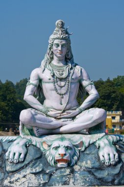 Shiva heykelinin rishikesh, Hindistan