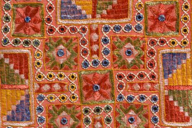 Rajasthani Hint patchwork duvar bez