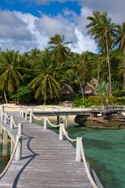 Vacker tropisk strand, thailand — Stockfoto