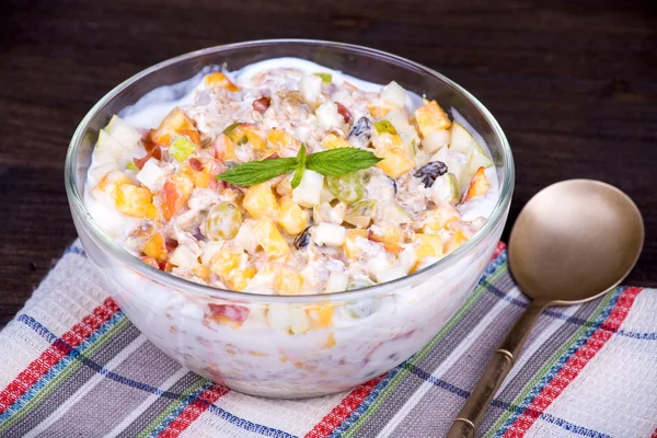 Muesli con fruta —  Fotos de Stock