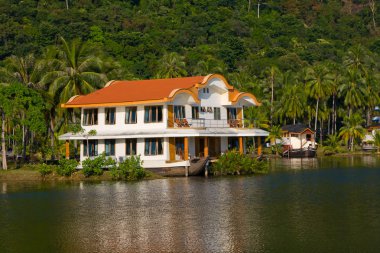 güzel bir plaj, Tayland.