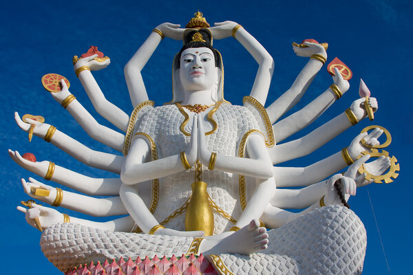 Statue of Shiva on Koh Samui island in Thailand