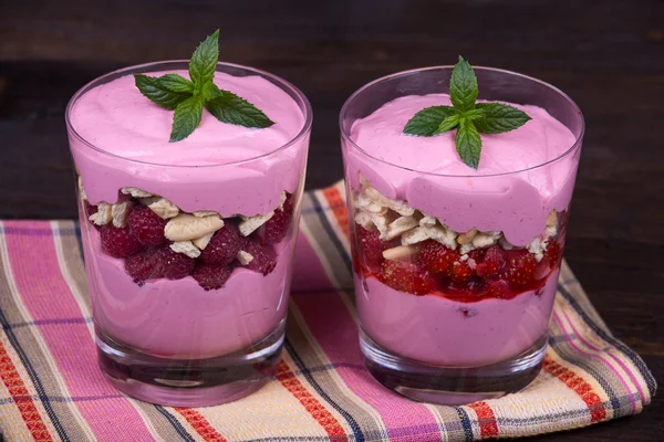 Φράουλα και βατόμουρο smoothie — Φωτογραφία Αρχείου