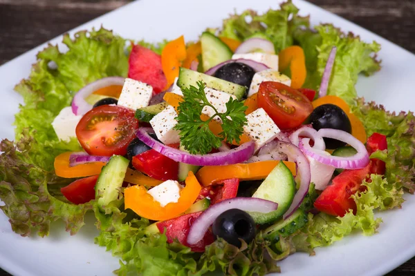 Greek salad — Stock Photo, Image