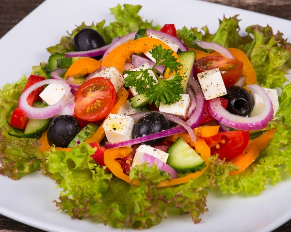 Greek salad — Stock Photo, Image