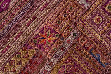 Hint patchwork halı Rajasthan, Asya