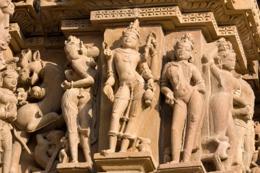 khajuraho, Hindistan erotik Tapınak.
