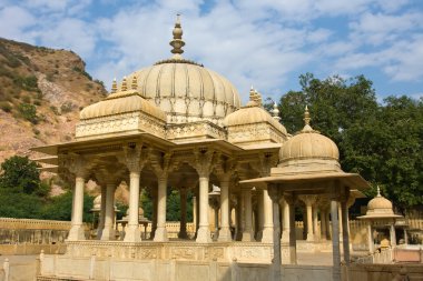 gatore kı chhatriyan, jaipur, İstanbul, Türkiye.