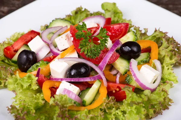 Griechischer Salat — Stockfoto