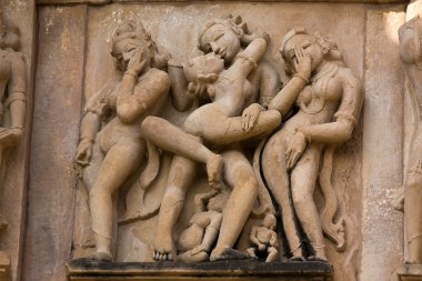 khajuraho, Hindistan erotik Tapınak.