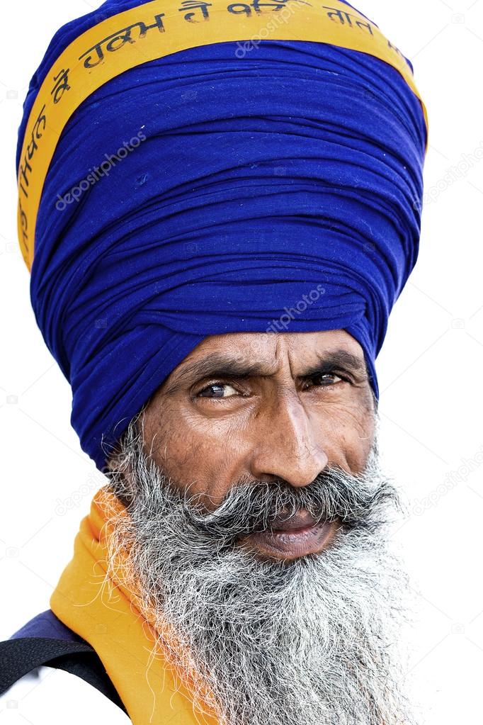 Sikh man in Amritsar, India.
