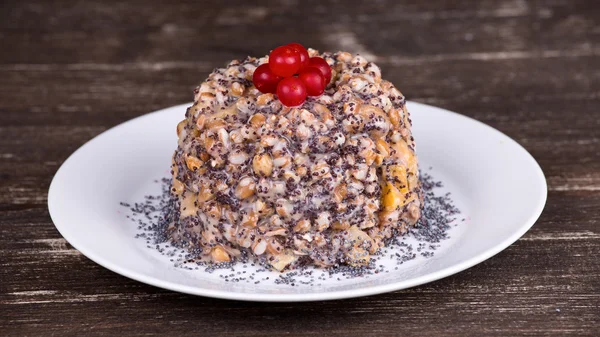 Hautnah beim traditionellen Weihnachtskutia-Gericht — Stockfoto