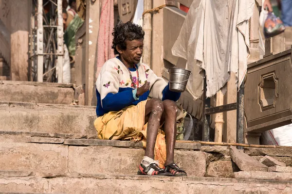 Varanasi, indien. — Stockfoto