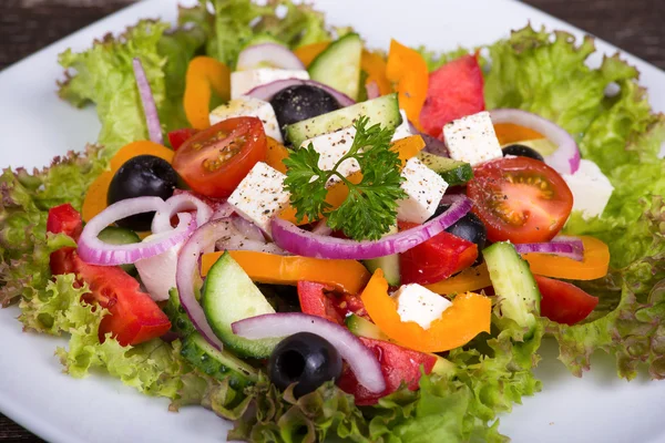 Greek salad — Stock Photo, Image