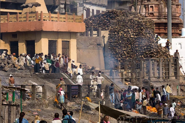 Varanasi, Hindistan. — Stok fotoğraf