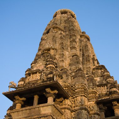 kandariya mahadeva hindu Tapınağı'nda khajuraho madhya pradesh bölgesinde Hindistan.
