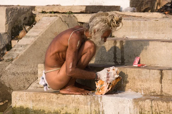 Varanasi, indien. — Stockfoto