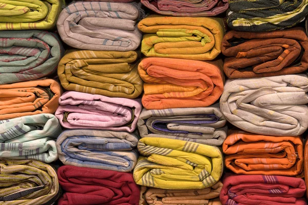 Renkli kumaş rulo — Stok fotoğraf