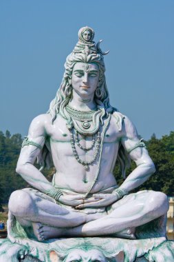 Shiva heykelinin rishikesh, Hindistan