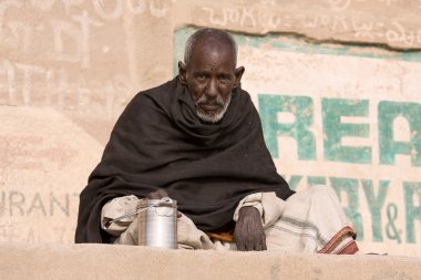 Hint sadhu (Kutsal adam). Varanasi, uttar pradesh, Hindistan.
