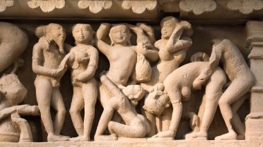 khajuraho, Hindistan Hindu erotik Tapınak
